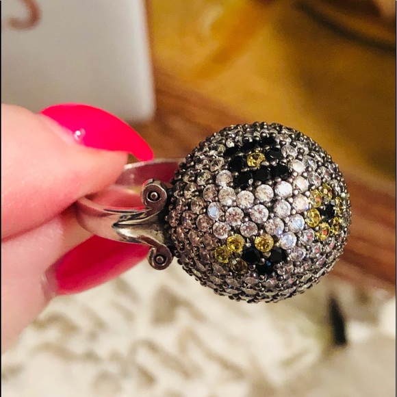 Stunning sterling Silver ring CZ SPINEL - Picture 7 of 7